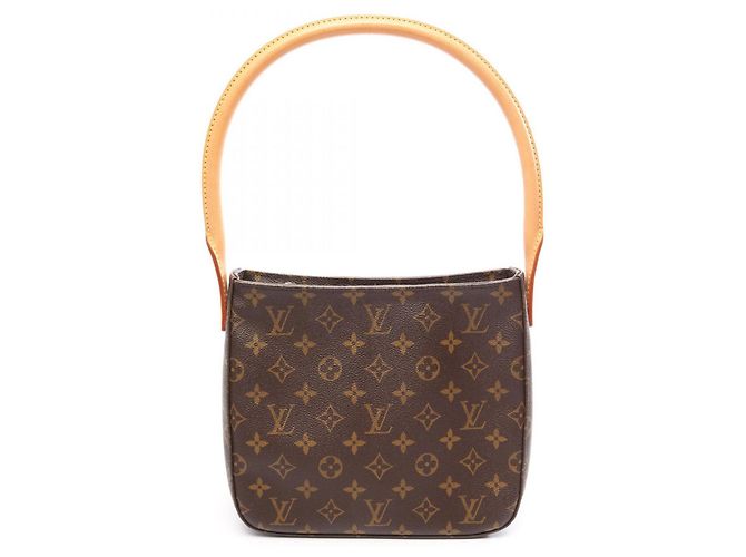 Borsa Louis Vuitton Looping MM Marrone