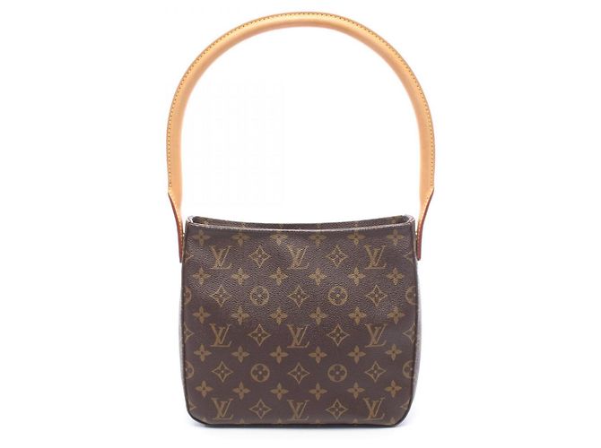 Borsa Louis Vuitton Looping MM Monogram Marrone