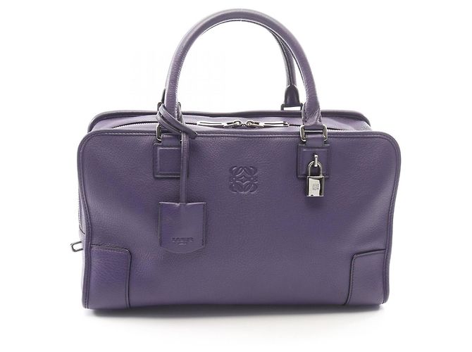 Sac à main Loewe Amazona 36 Violet
