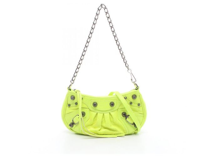Bolsa 2-Way Balenciaga LE CAGOLE MINI BB Amarelo