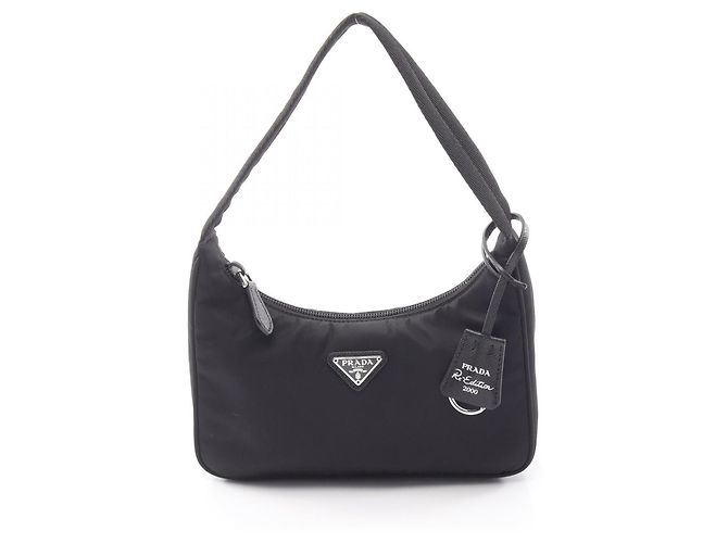 Mini borsa Prada Re-Edition 2000 Nero