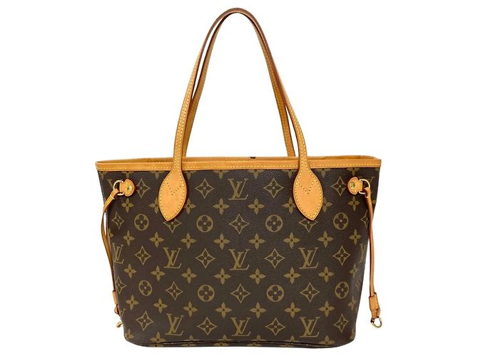 Louis Vuitton Neverfull PM Tote Bag Brown Monogram