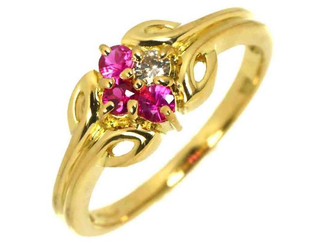 Anillo 1 Christian Dior en oro amarillo de 18K