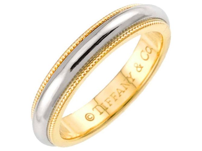 Anillo de banda Milgrain Tiffany & Co.