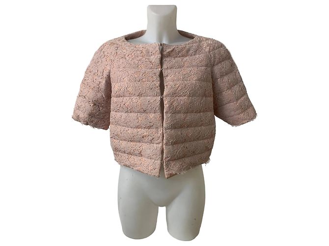 Valentino – Giacca corta in jacquard floreale