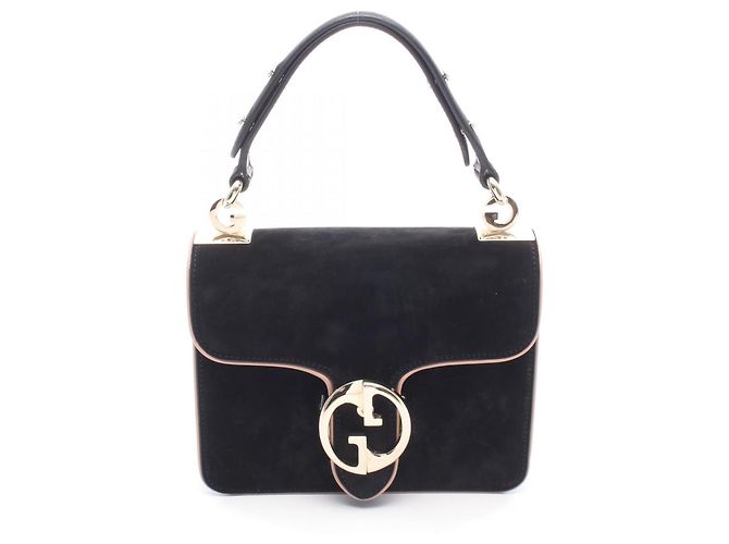 Borsa Gucci 1973 Flap Nero Rosa
