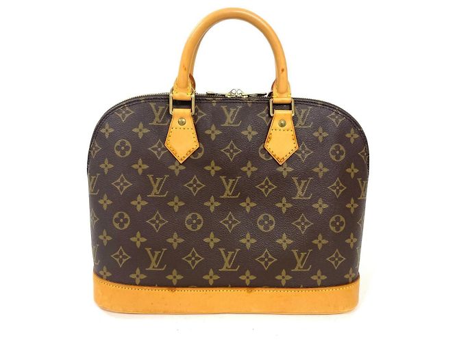 Sac à main Louis Vuitton Alma PM Marron Monogramme