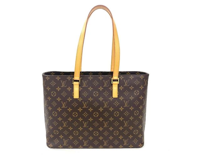 Borsa Tote Louis Vuitton Luco Marrone Monogramma