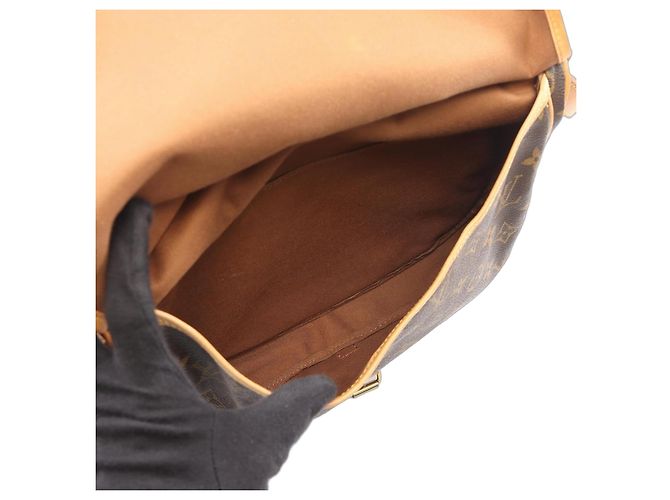 Borsa a Spalla Louis Vuitton Saumur 30 Marrone