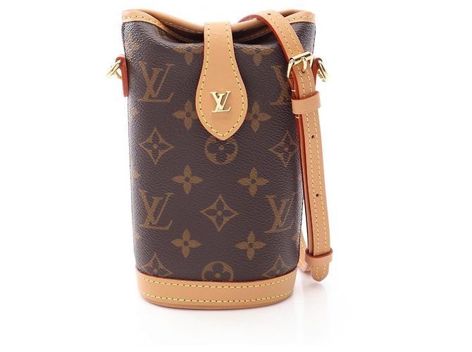 Borsa a tracolla Louis Vuitton Fold Me Pouch Marrone