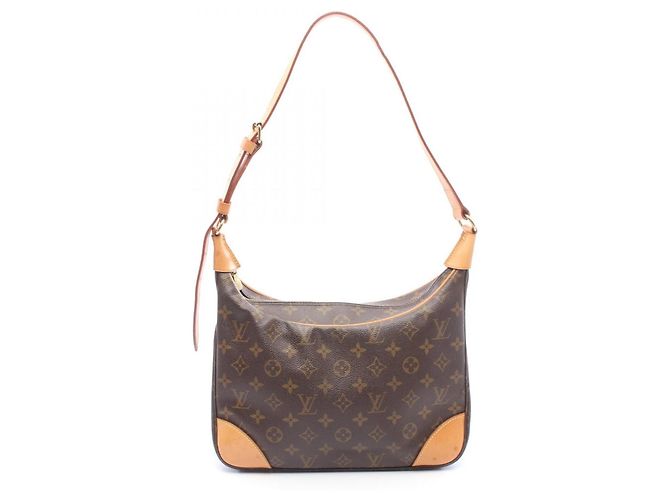 Bolsa de ombro Louis Vuitton Boulogne PM Monogram Marrom
