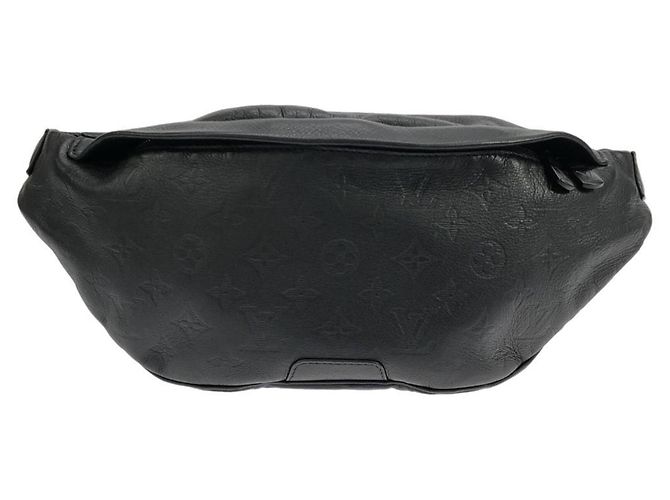 Bumbag Sac banane Louis Vuitton Monogram Shadow Discovery Noir
