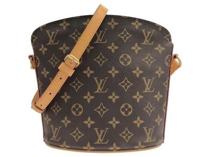 Borsa a Spalla Louis Vuitton Monogram Druot Marrone