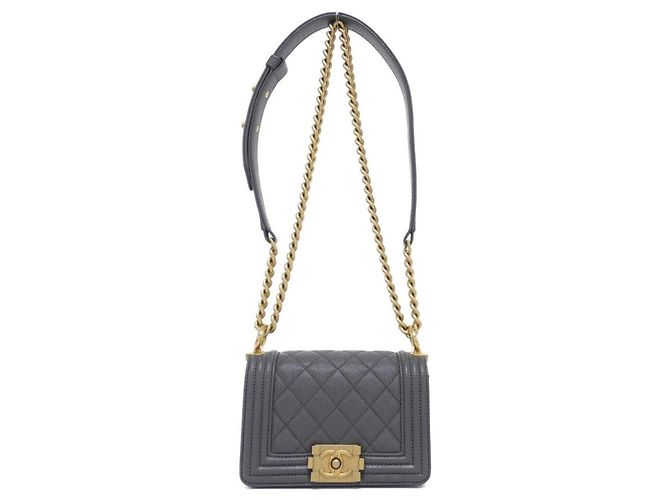 Borsa a Spalla Chanel Boy Line 67364 Marrone