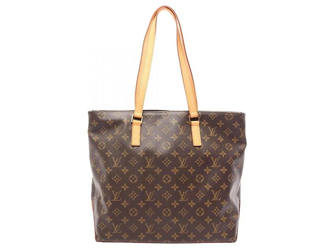 Borsa Cabas Louis Vuitton Cabas Mezzo Monogram Marrone