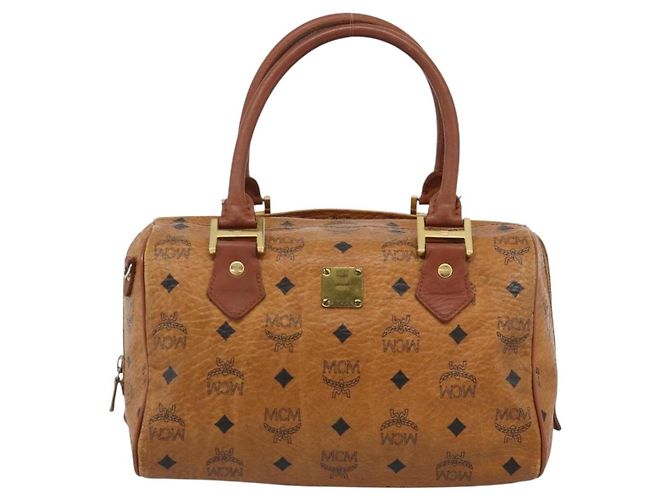 MCM Visetos logogramme Leather Marron