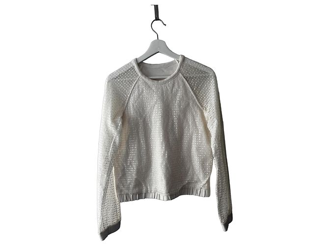See By Chloé Top de encaje blanco