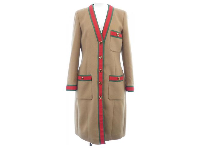 Gucci Wool Coat Brown