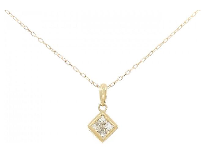 Autre Marque Collana con diamante Au750 D'oro
