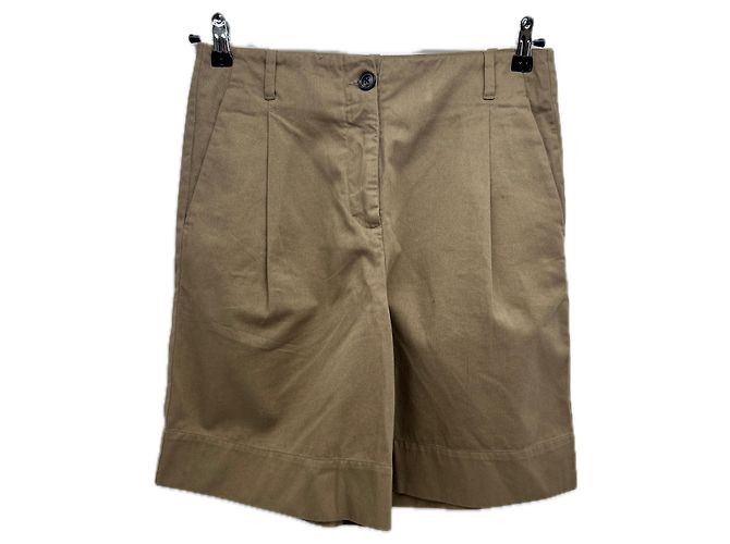 Autre Marque Shorts AIAYU bege de algodão S