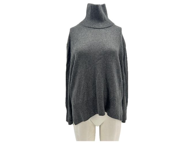 Autre Marque ARKET Rollkragenpullover aus Kaschmir in Grau