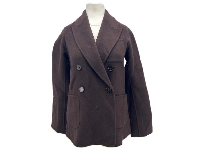 Whistles Blazer marrom de lã
