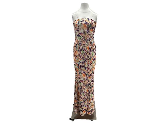 Autre Marque Langes Kleid mehrfarbig Mehrfarben