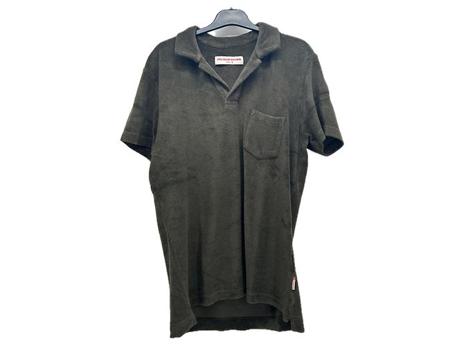 Autre Marque Polo Orlebar Brown in cotone verde