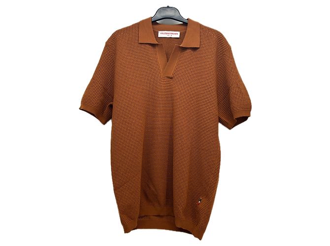 Autre Marque Polo ORLEBAR BROWN Marrone in Viscosa