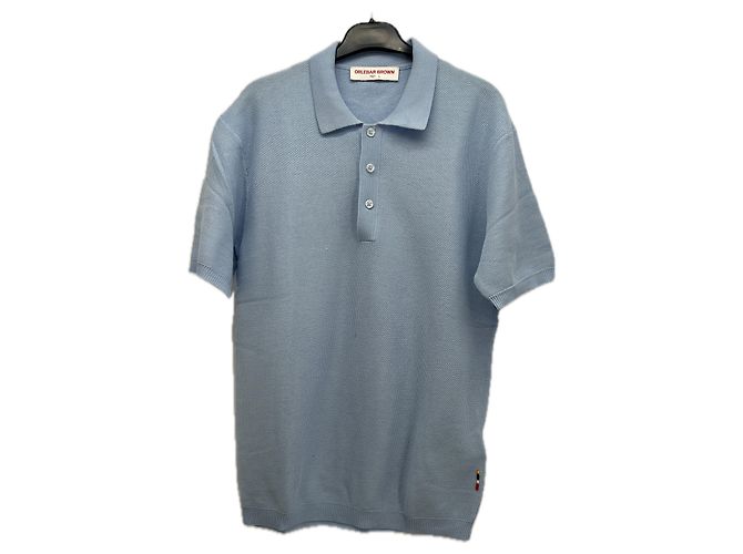 Autre Marque Polo Orlebar Brown Azul de Algodón