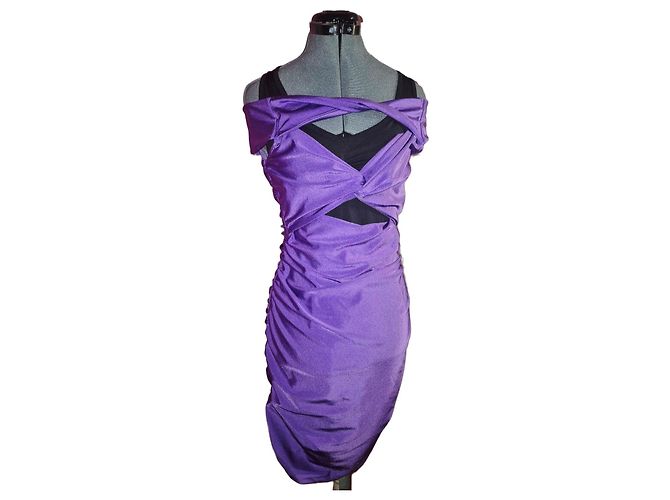 Maje violettes Bodycon-Kleid Lila