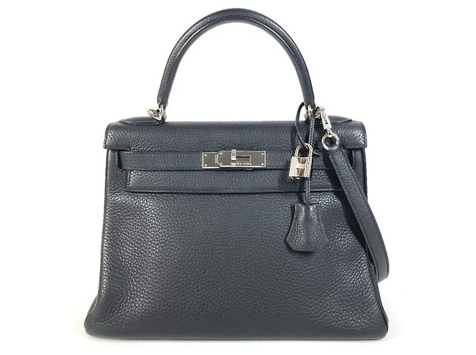 Hermès Sac 2-Way HERMES Kelly 28 Noir