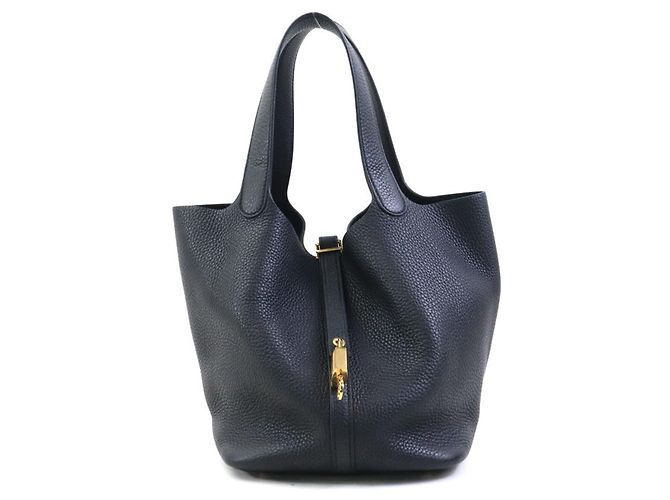 Hermès Sac à main Hermes Picotin Lock MM 22 Noir