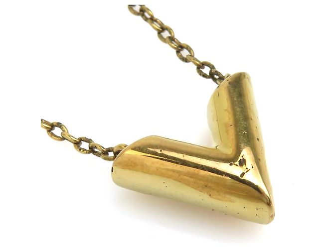 Collana Louis Vuitton Essential V Metal D'oro