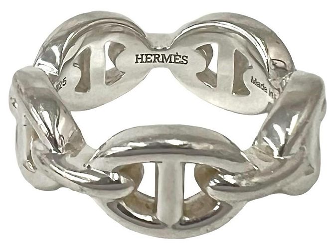 Hermès Hermes Enchainée Ring Silber 