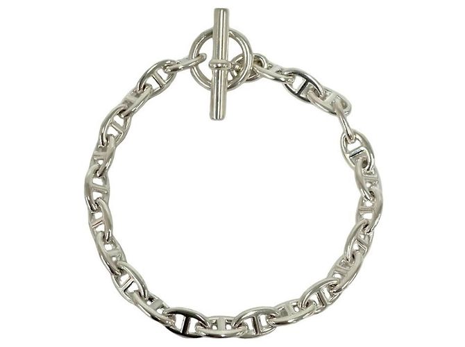 Hermès HERMES Chaine d'Ancre TPM 24-Link Charm Bracelet Argento