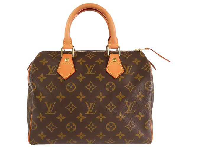Louis Vuitton Marrom Monogram Speedy 25