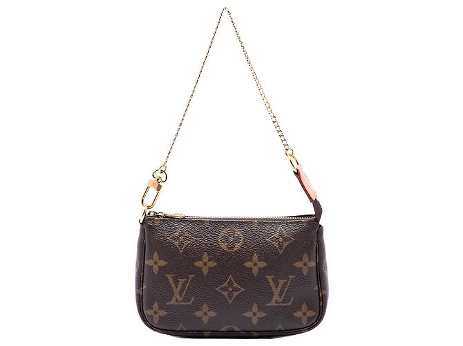 Louis Vuitton Marrom Monogram Mini Pochette Accessoires