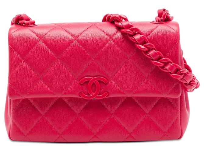 Chanel Pink Medium Caviar My Everything Flap Rosa