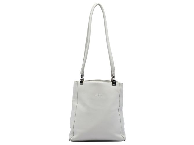 Bolsa shopper Balenciaga em couro macio branco