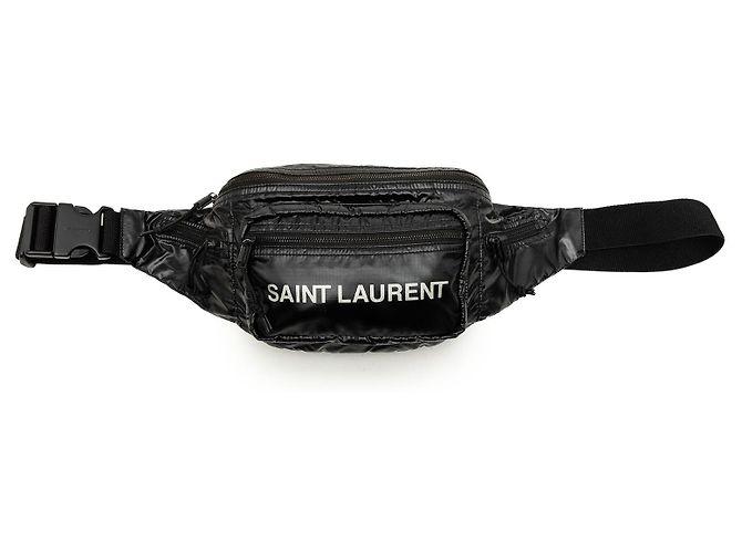Borsa a tracolla Nuxx in nylon nero Saint Laurent