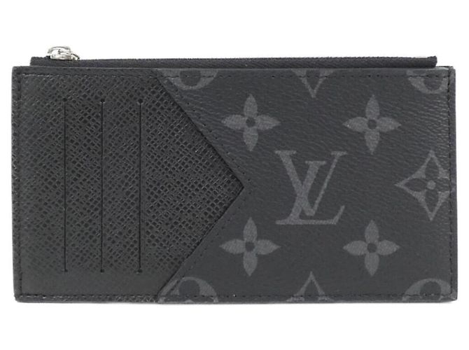 Louis Vuitton Monogram Eclipse Visitenkartenetui Schwarz Monogramm