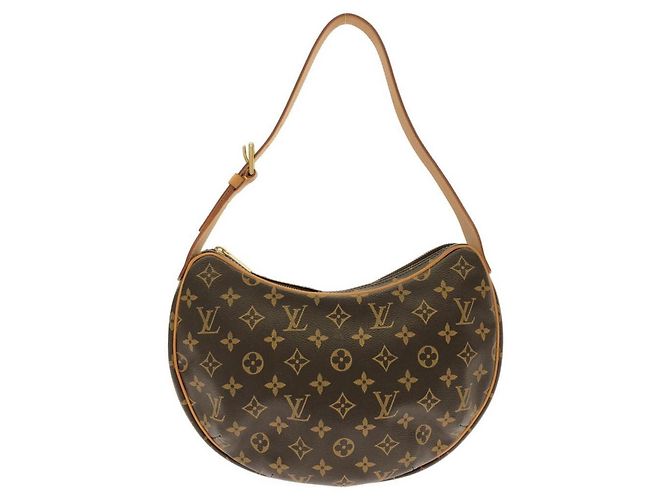 Bolsa de Ombro Louis Vuitton Monogram Croissant MM Marrom Monograma