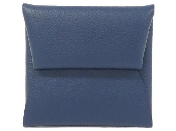 Hermès Portafoglio Hermes Bastia Verso in blu