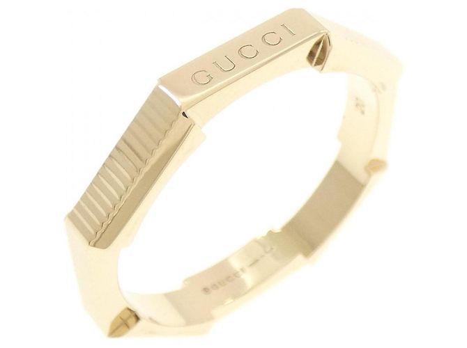 Anillo Gucci de rayas en oro amarillo Dorado