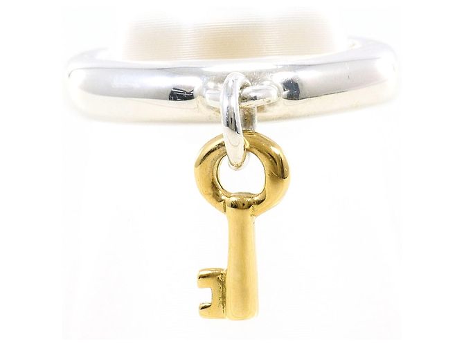 Anillo de banda en oro amarillo de 18K y plata Tiffany & Co.
