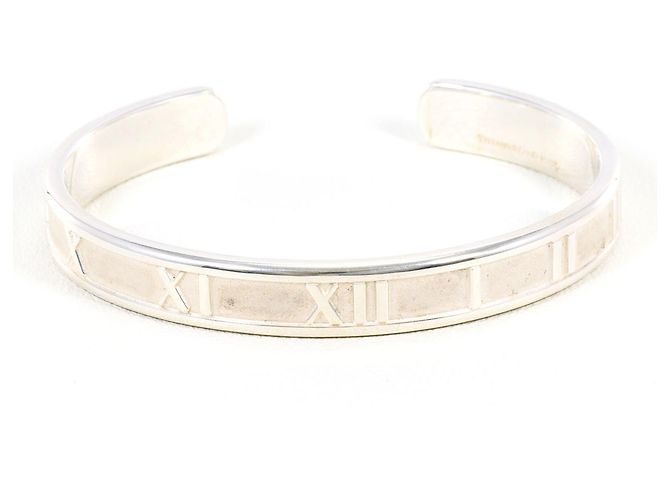 Tiffany & Co. Atlas Silver Bangle