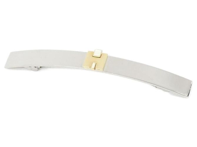Hermès Hermes Eileen GM 320001FP Barrette Weiß Golden