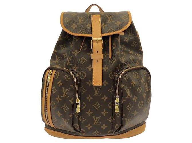 Louis Vuitton Monogram Sac à Bosphore Backpack Brown