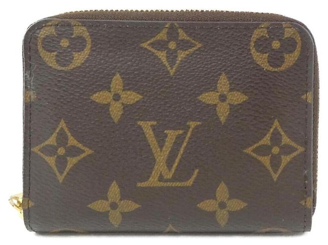 Portafoglio monete Monogram Zippy Louis Vuitton Marrone Monogramma